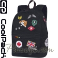 2018 Cool Pack Cross Раница Badges Black 2018 Cool Pack Cross Раница Badges Black
